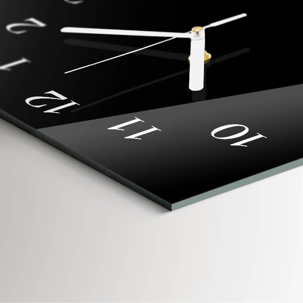 Horloge rectangulaire verticale Fleur de feu