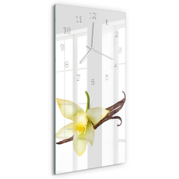 Horloge rectangulaire verticale Lis