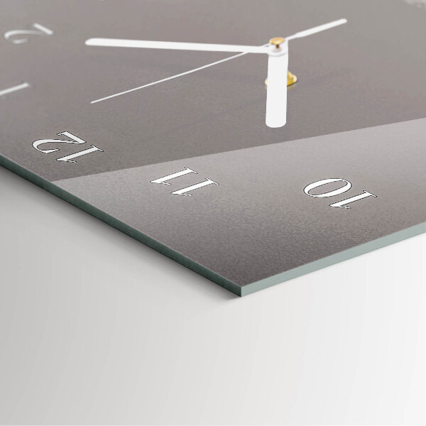 Horloge rectangulaire verticale Montagnes