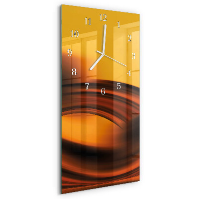 Horloge rectangulaire verticale Abstraction