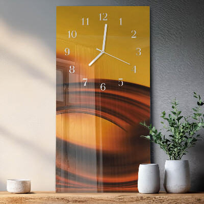 Horloge rectangulaire verticale Abstraction