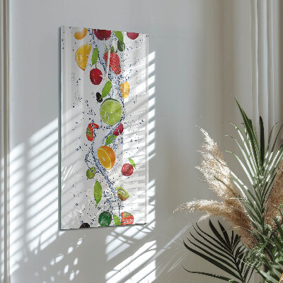 Horloge rectangulaire verticale Fruit