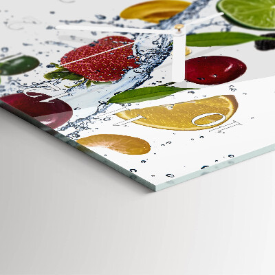 Horloge rectangulaire verticale Fruit