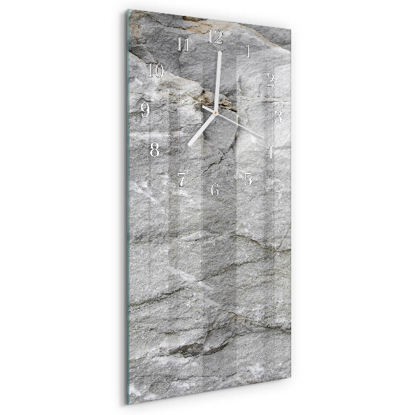 Horloge rectangulaire verticale Pierre