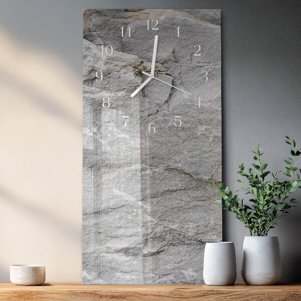 Horloge rectangulaire verticale Pierre