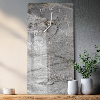 Horloge rectangulaire verticale Pierre