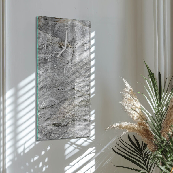 Horloge rectangulaire verticale Pierre