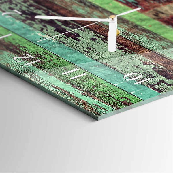 Horloge rectangulaire verticale Bois
