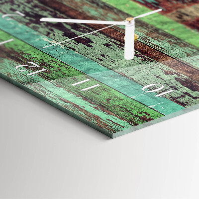 Horloge rectangulaire verticale Bois