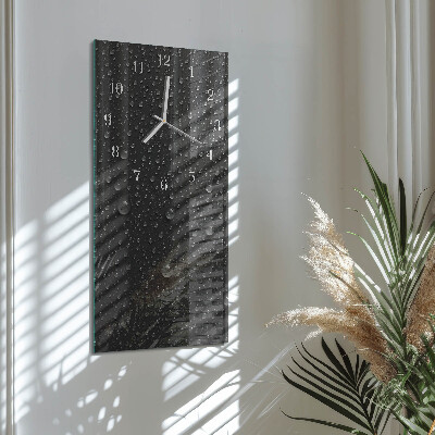 Horloge rectangulaire verticale Baisse