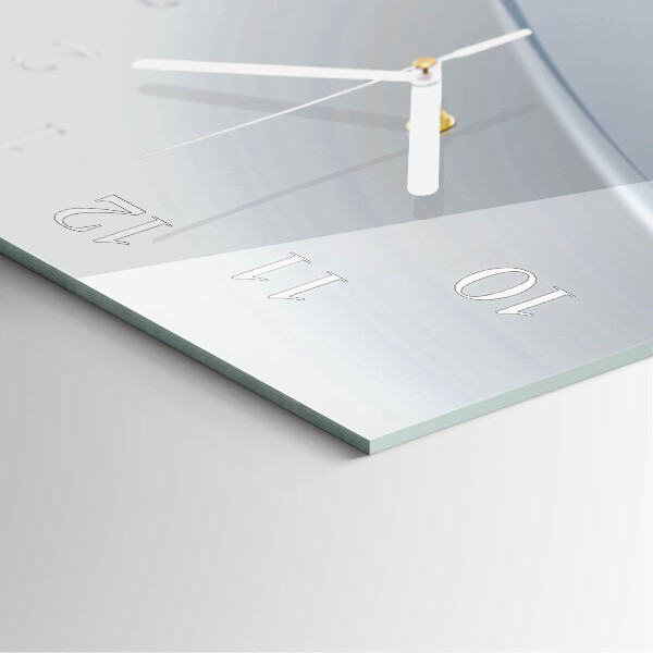 Horloge rectangulaire verticale Lignes abstraites