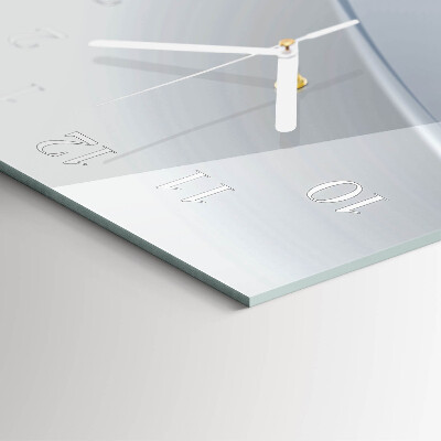 Horloge rectangulaire verticale Lignes abstraites