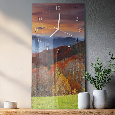 Horloge rectangulaire verticale Perspectives