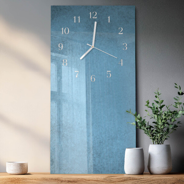Horloge rectangulaire verticale Modèle de glace