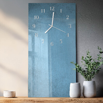 Horloge rectangulaire verticale Modèle de glace