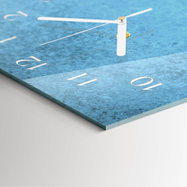 Horloge rectangulaire verticale Modèle de glace
