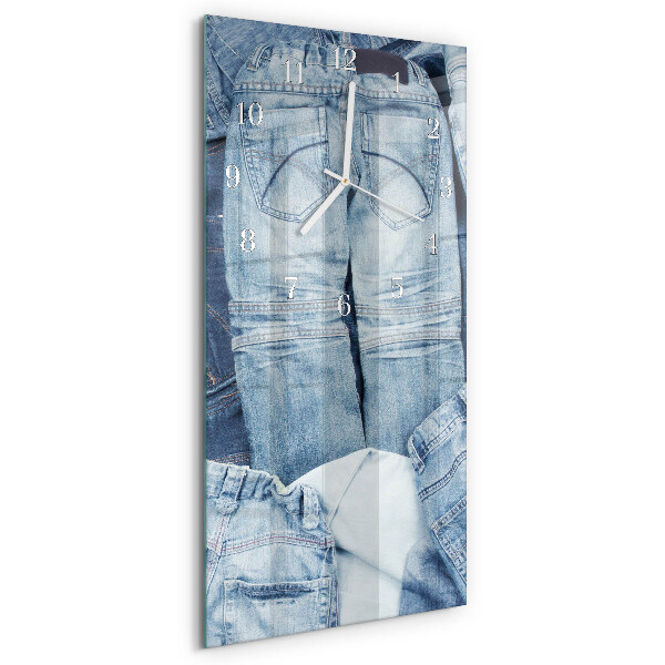 Horloge rectangulaire verticale Pantalon