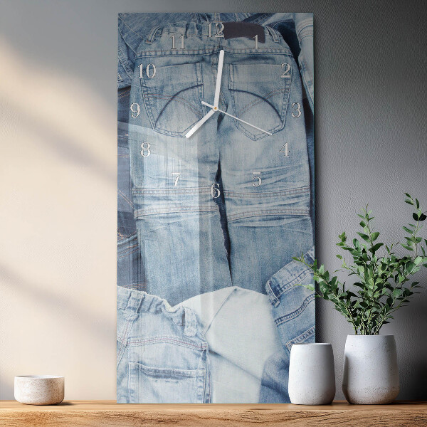 Horloge rectangulaire verticale Pantalon