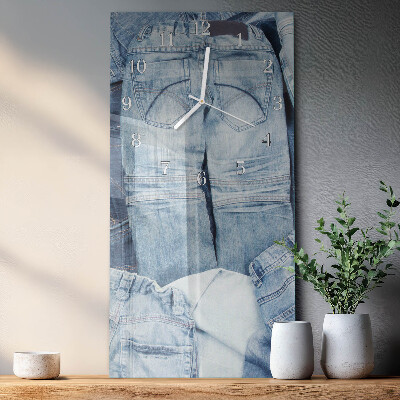 Horloge rectangulaire verticale Pantalon
