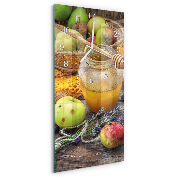 Horloge rectangulaire verticale Table d'automne