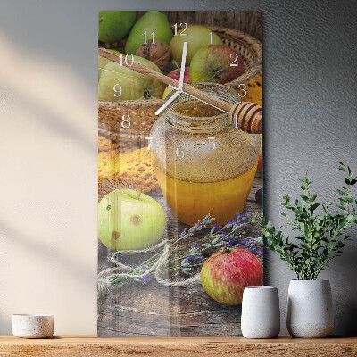 Horloge rectangulaire verticale Table d'automne