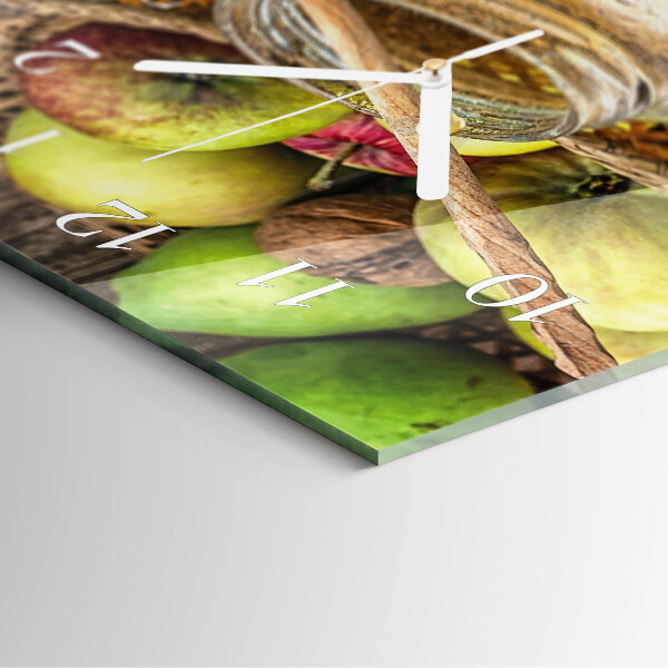 Horloge rectangulaire verticale Table d'automne