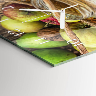 Horloge rectangulaire verticale Table d'automne