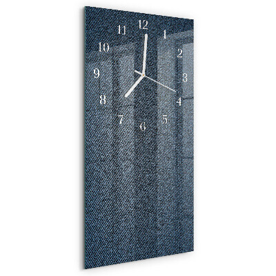 Horloge rectangulaire verticale Plastique