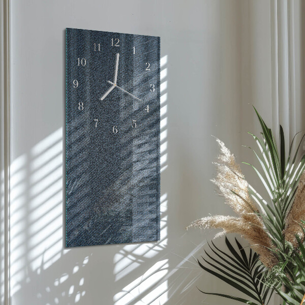 Horloge rectangulaire verticale Plastique