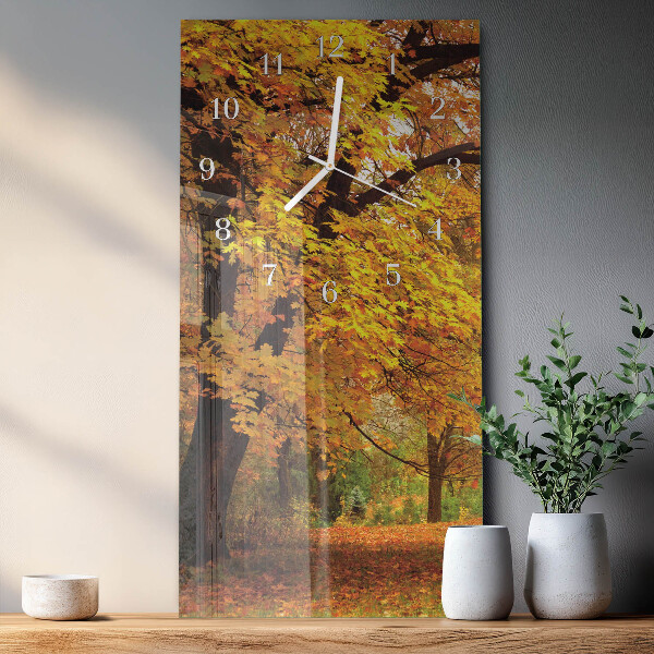 Horloge rectangulaire verticale Arbre