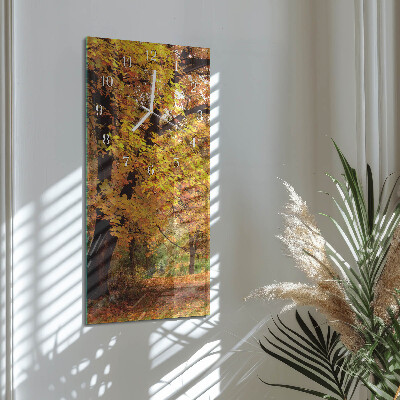 Horloge rectangulaire verticale Arbre