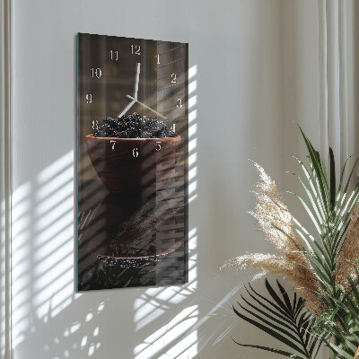 Horloge rectangulaire verticale mûres