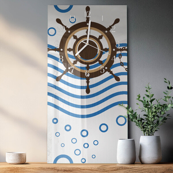 Horloge rectangulaire verticale Stère