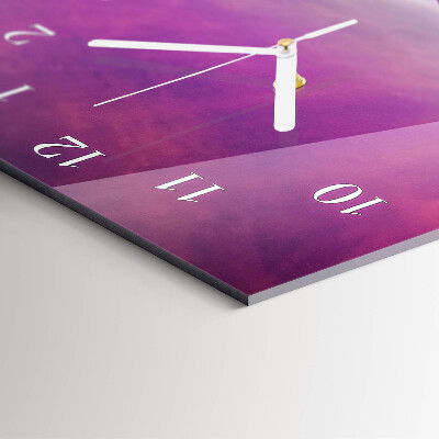 Horloge rectangulaire verticale Champ de lavande
