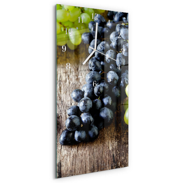 Horloge rectangulaire verticale Raisin