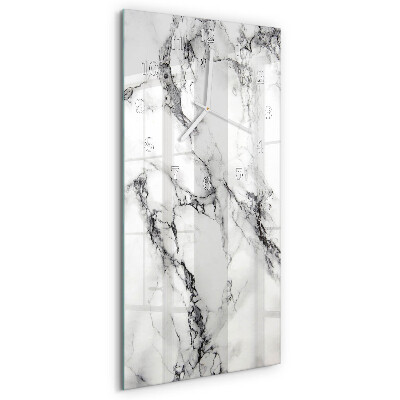 Horloge rectangulaire verticale Marbre