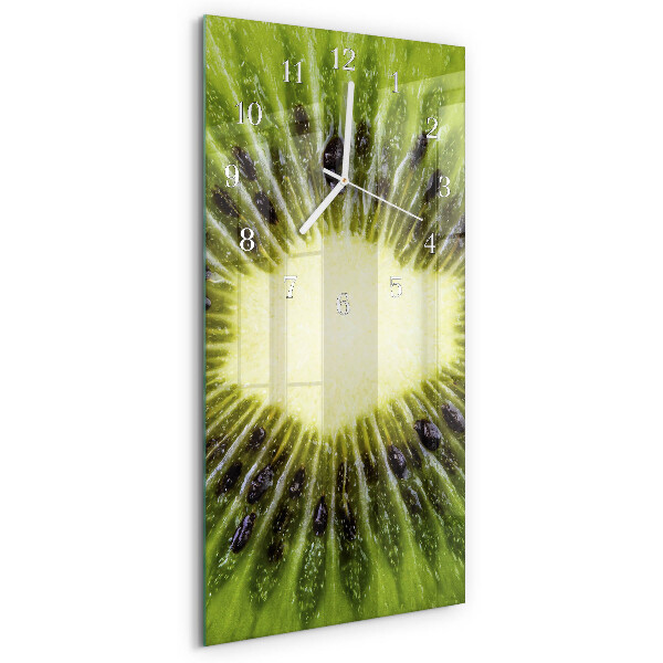 Horloge rectangulaire verticale Kiwi