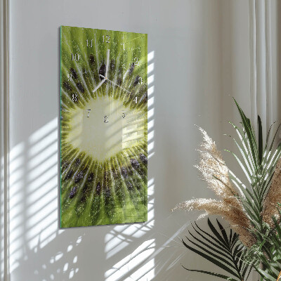 Horloge rectangulaire verticale Kiwi