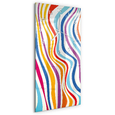 Horloge rectangulaire verticale Flots