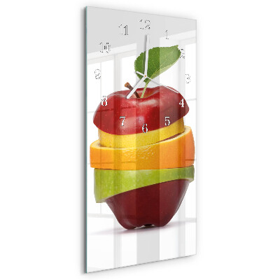 Horloge rectangulaire verticale Fruit