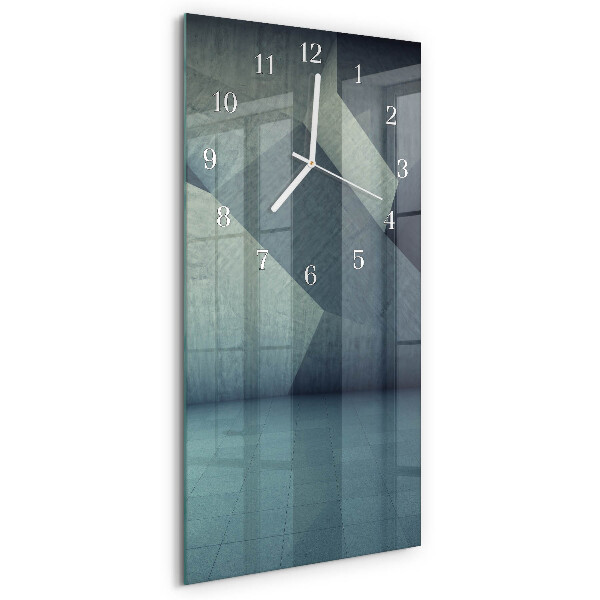 Horloge rectangulaire verticale Plaque