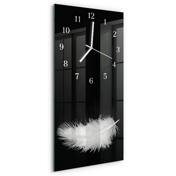 Horloge rectangulaire verticale Stylo