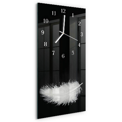 Horloge rectangulaire verticale Stylo
