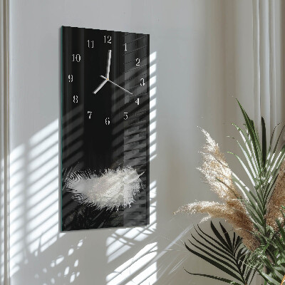 Horloge rectangulaire verticale Stylo
