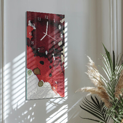 Horloge rectangulaire verticale Taches