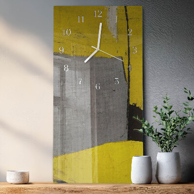 Horloge rectangulaire verticale Confusion
