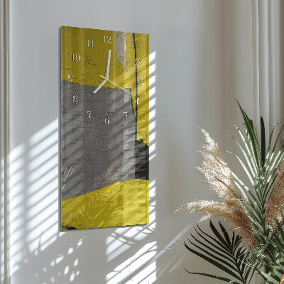 Horloge rectangulaire verticale Confusion