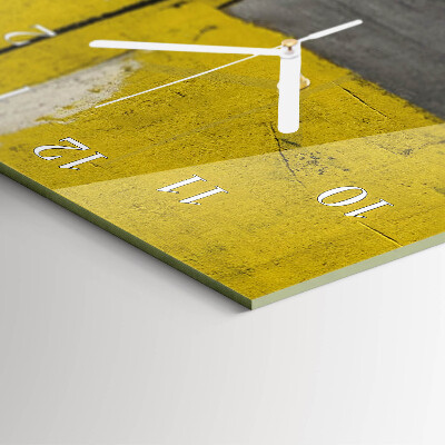 Horloge rectangulaire verticale Confusion