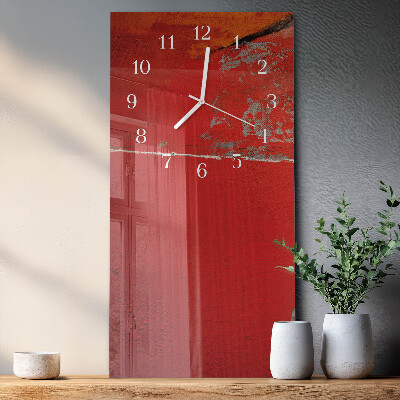 Horloge rectangulaire verticale Mur