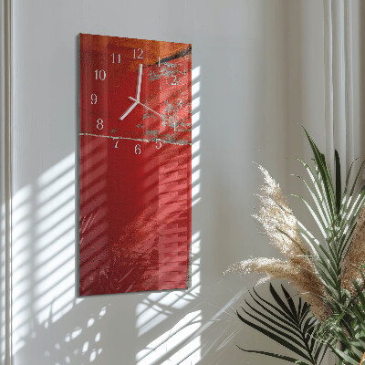 Horloge rectangulaire verticale Mur